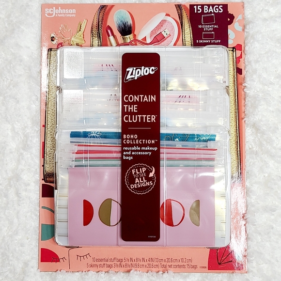 Ziploc Other - Ziploc Makeup and Accessory Bags 15-pack